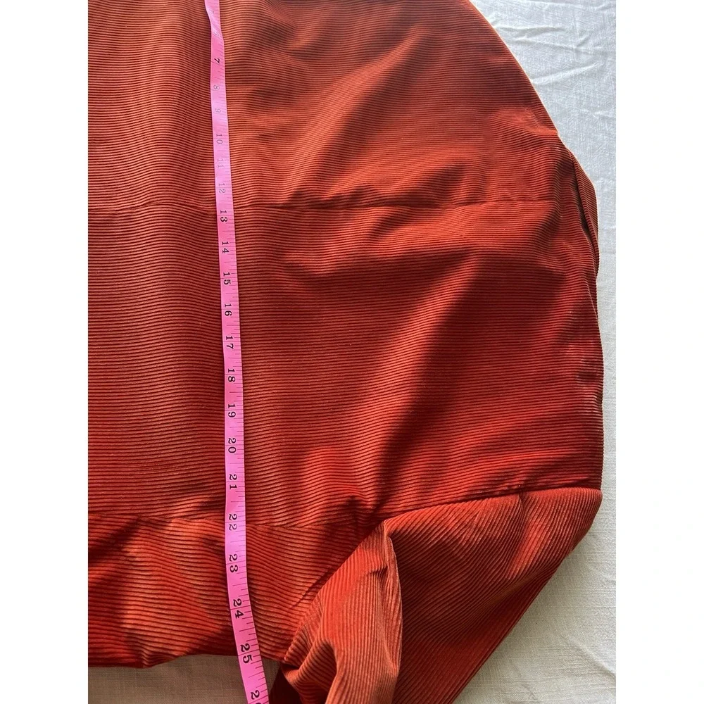 Saddlebred Orange Corduroy Blazer 46L Long Fit 2-Button Notch Lapel